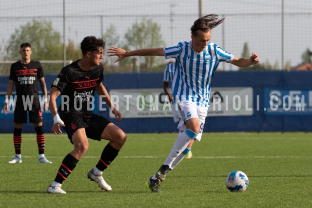 Luca Mihai Spal Milan U19 12/04/2022 Ferrara