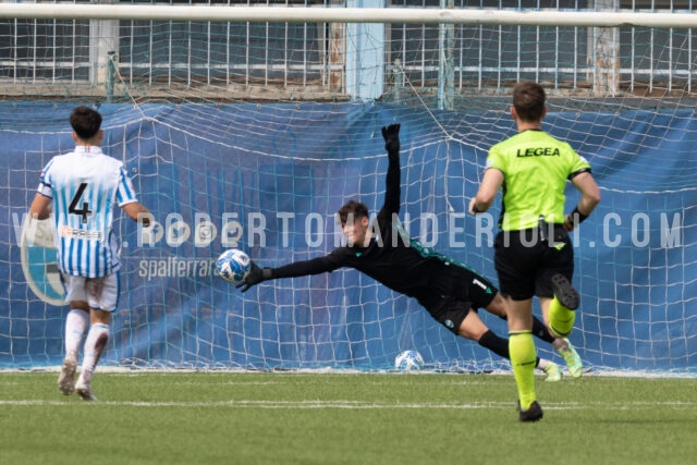 Lorenzo Abati Spal Albinoleffe Campionato Primavera 2 22/04/2023