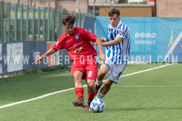 Fabio Parravicini (8) Spal Albinoleffe Campionato Primavera 2 22/04/2023