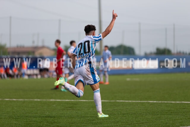 Emanuele Rao (20) Spal Albinoleffe Campionato Primavera 2 22/04/2023